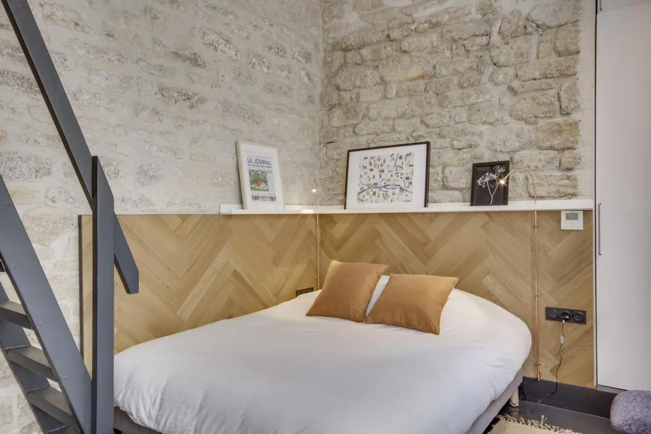 شقة Chez Colette Paris Canal St Martin 0*,